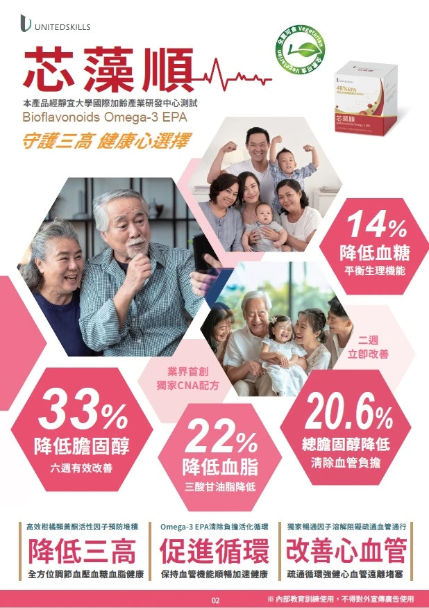 芯藻順 | 守護三高 健康心選擇