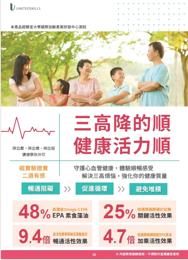 三高降得順 | 健康活力順